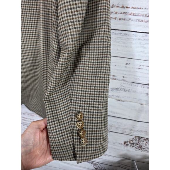 Ralph Lauren Black Label Blazer Men's 46R Long Brown Single Breast two button - Picture 7 of 8